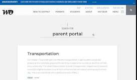 
							         Search Results for “parent portal” – West Ottawa Public Schools								  
							    