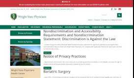 
							         Search Results for “results.html” – Wright State Physicians								  
							    