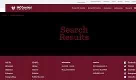 
							         Search Results | North Carolina Central University								  
							    