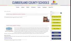 
							         Search Results portal : Cumberland County Schools								  
							    