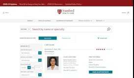 
							         Search Results | Stanford Health Care								  
							    