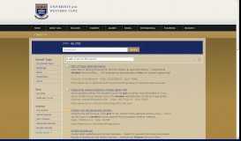 
							         Search Results : student portal - UWC								  
							    