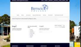 
							         Search Results – www.berwickcollege.vic.edu.au - Berwick College								  
							    