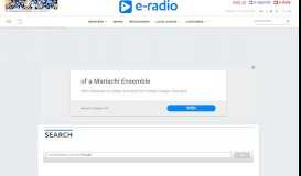 
							         Search The Hellenic Radio Portal - E-Radio.gr								  
							    