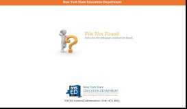 
							         Search the NYSED Site | New York State Education Department								  
							    