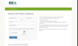 
							         Search the Public Register · Licensee Portal								  
							    