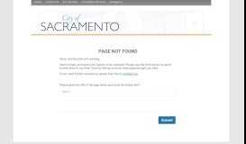 
							         Search Ties by Street Name and Grid - City of Sacramento								  
							    