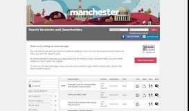 
							         Search Vacancies and Opportunities - Manchester Jobs								  
							    