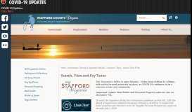 
							         Search, View and Pay Taxes | Stafford County, VA - Official Website								  
							    