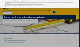 
							         Search, view & comment on planning applications online								  
							    