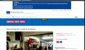 
							         Searching for a job in Iceland | European Youth Portal - Europa EU								  
							    