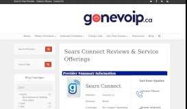 
							         Sears Connect Long Distance Reviews | gonevoip.ca								  
							    