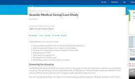 
							         Seaside Medical Group Case Study | HFMA								  
							    