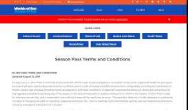 
							         Season Pass Terms and Conditions | Worlds of Fun								  
							    