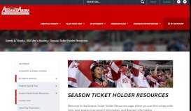 
							         Season Ticket Holder Resources | Agganis Arena								  
							    