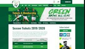 
							         Season Tickets 2019/2020 | Football Association of Ireland								  
							    