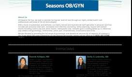 
							         Seasons OB / GYN : Pittsburgh Area Obstetrics and Gynecology								  
							    