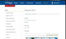 
							         Seasons Park - City of Meridian								  
							    