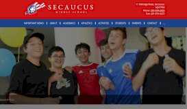 
							         Secaucus Middle School								  
							    