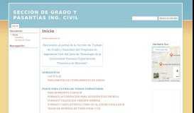 
							         SECCIÓN DE GRADO Y PASANTÍAS ING. CIVIL - Google Sites								  
							    