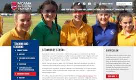 
							         Secondary School - Moama Anglican Grammar								  
							    
