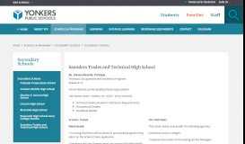 
							         Secondary Schools / Saunders Trades and Technical High School								  
							    