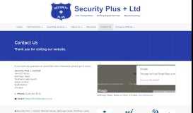 
							         secplus - Contact Us - Security Plus								  
							    