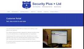 
							         secplus - Customer Portal - Security Plus								  
							    
