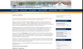 
							         Section 8/HCV - Marietta Housing Authority								  
							    