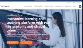 
							         Sectra Education Portal | Sectra Medical - Linköping								  
							    