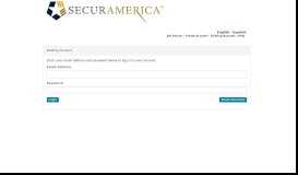 
							         SecurAmerica - Login								  
							    