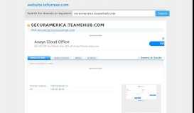 
							         securamerica.teamehub.com at Website Informer. Visit ...								  
							    