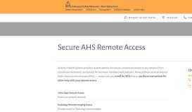 
							         Secure AHS Remote Access - Atlantic Health System								  
							    