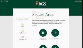 
							         Secure Area | Royal Grammar School - RGS Guildford								  
							    
