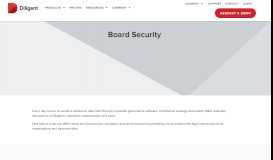 
							         Secure Board Portal for Board Document ... - Diligent Corporation								  
							    
