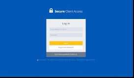 
							         Secure Client Access								  
							    