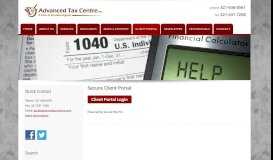 
							         Secure Client Portal | Advanced Tax Centre, Inc.								  
							    