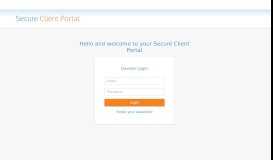 
							         Secure Client Portal | Davison								  
							    