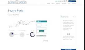 
							         Secure Client Portal - Home								  
							    