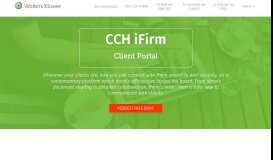 
							         Secure client portal | Secure document sharing | CCH iFirm								  
							    