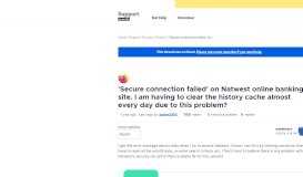
							         Secure connection failed - Question | Mozilla Support								  
							    