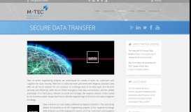 
							         Secure Data Transfer | Secure Portal | Data Exchange | VPN | M-TEC ...								  
							    