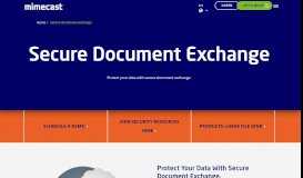 
							         Secure document exchange explanation | Mimecast								  
							    