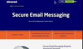 
							         Secure Email Massaging | Mimecast								  
							    