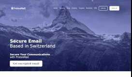 
							         Secure email: ProtonMail is free encrypted email.								  
							    