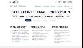 
							         Secure Email Service Providing Secure, Encrypted Emails | LuxSci								  
							    