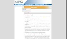 
							         Secure eMail - Sign Up - How to Apply - CJSM								  
							    