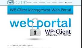 
							         Secure File Client Upload | WordPress Client Area & Invoicing Plugin ...								  
							    