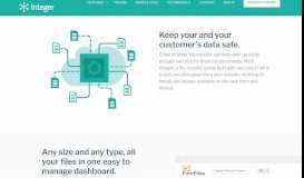 
							         Secure File Sharing Portal for Accounting & Tax Professionals - Integer								  
							    