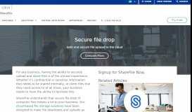 
							         Secure File Upload Portal - Citrix ShareFile								  
							    